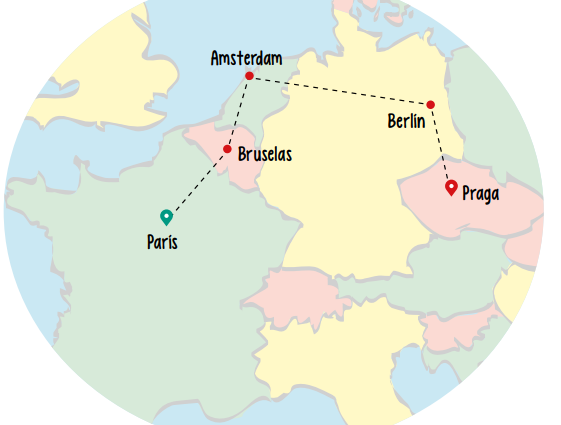 Tour de 11 dias DE PARIS A PRAGA con salida desde Paris los Miércoles