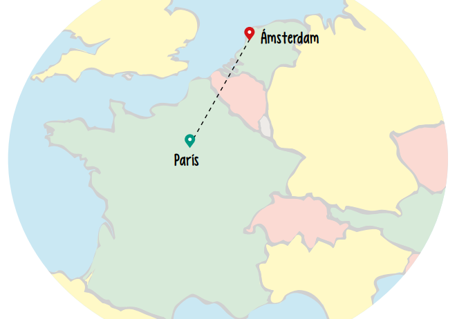 Tour de 6 dias por PARÍS Y ÁMSTERDAM con salida desde Paris los Miércoles