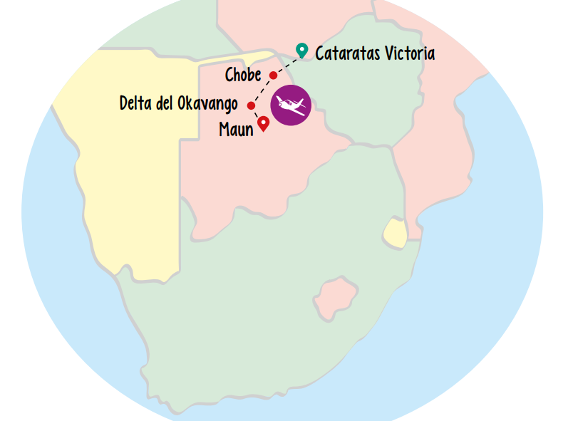 Mapa del viaje